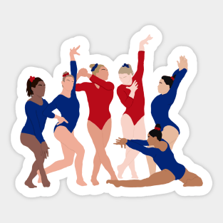 2021 Women’s Gymnastics Team Sticker